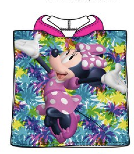 PONCHO MINNIE MICROFIBRA