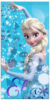 TOALLA FROZEN ELSA AZUL SUN CITY