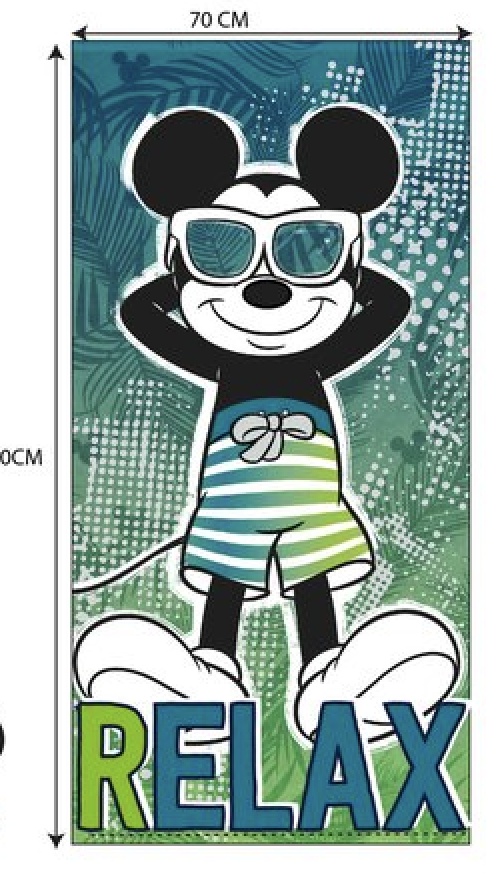 TOALLA  MICROFIBRA MICKEY  RELAX