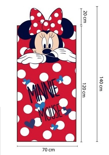 TOALLA MICROFIBRA TROQUEL MINNIE