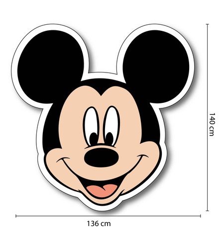 TOALLA MICROFIBRA FORMA MICKEY