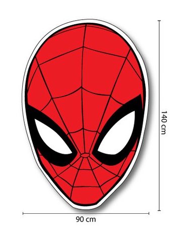 TOALLA  MICROFIBRA FORMA SPIDERMAN