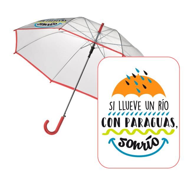 Paraguas 58 cms CEREZA Río