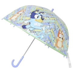 PARAGUAS BLUEY MANUAL INF. TRANSP BURBUJA 48 CM