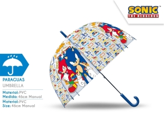 PARAGUAS SONIC TRANSP CAMPANA 46CM MANUAL
