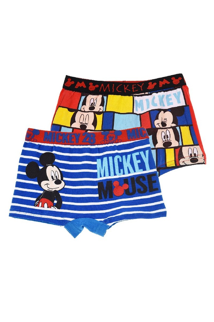 2 BOXERS MICKEY 6/8RAYA AZUL