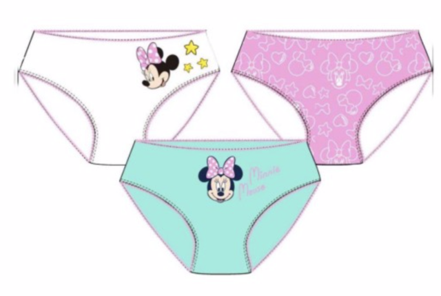 PACK 3 BRAGAS MINNIE LISA T.6/7