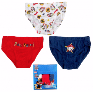 PACK 3 SLIP PAW PATROL T.7/8