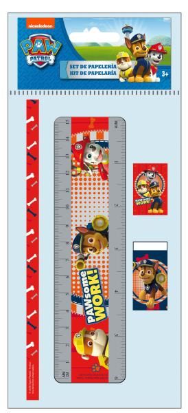 BLISTER PAPELERIA 4PZS. PAW PATROL