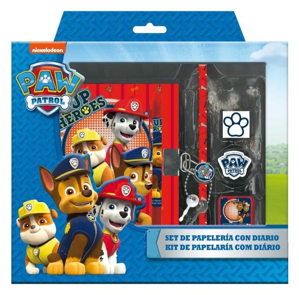 DIARIO EN CAJA PAW PATROL