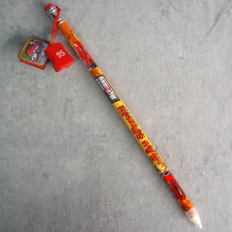 LAPIZ GIGANTE CON SACAPUNTAS CARS
