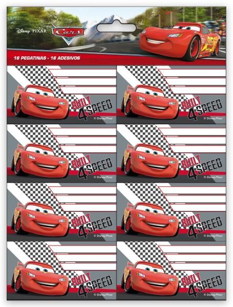 PEGATINAS 16UND. CARS