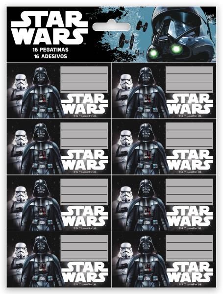 PEGATINAS 16UND. STAR WARS1