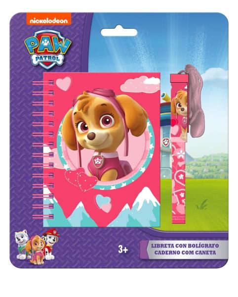 Blister libreta + boli Paw Patrol Chica