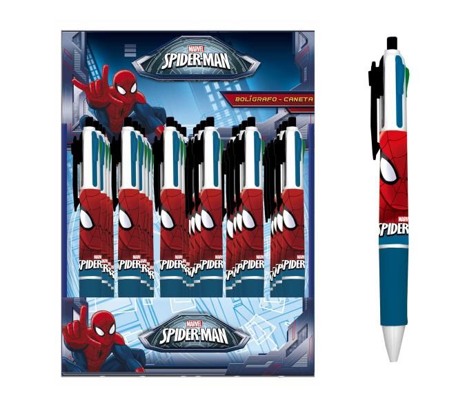 Boli 4 colores en expositor 197x145x105mm Spiderma