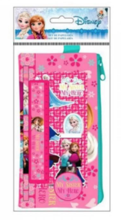 Set estuche + 4 piezas y pegatinas Frozen