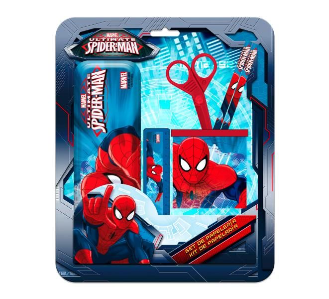 Set estuche y portalapices Spiderman