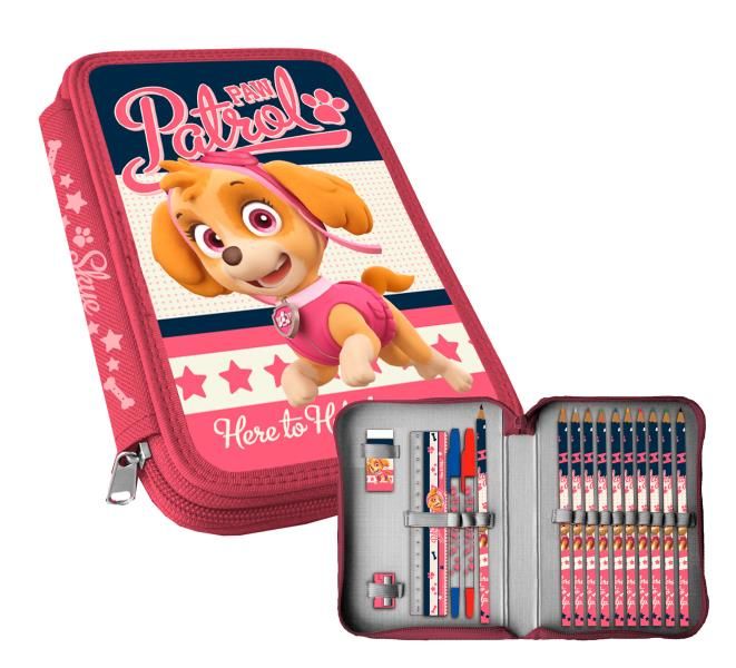 Plumier 1 cremallera Paw Patrol Girl