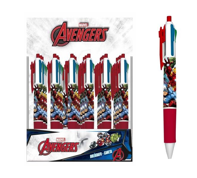 Boli 4 colores en expositor 197x145x105 mm Avenger