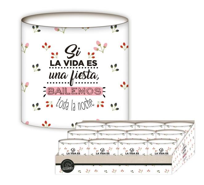 Cubo portalapices en expositor Baggy Bailemos