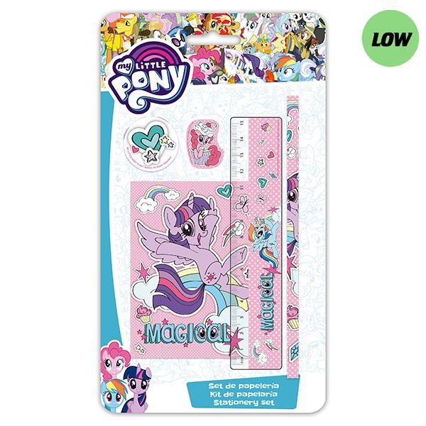 Blister papeleria 5 pzs. Little Pony