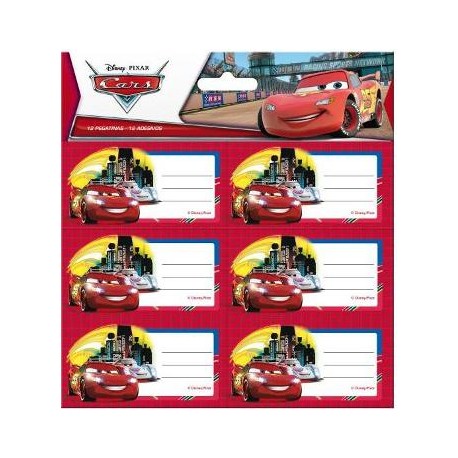 Pegatinas 16 uds. Cars