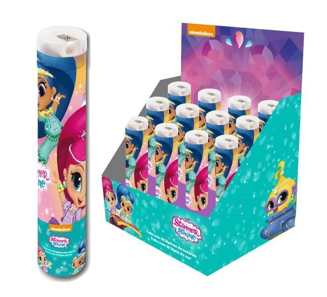 Set papelería 13pzs. Tubo en expositor Shimmer