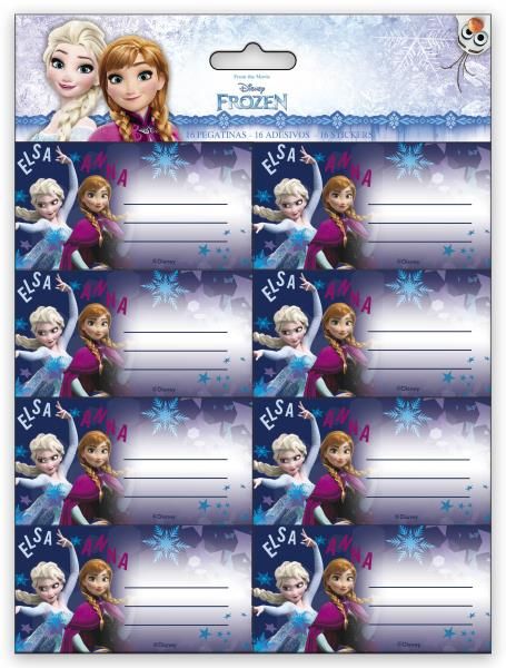 Pegatinas 16 uds. Frozen