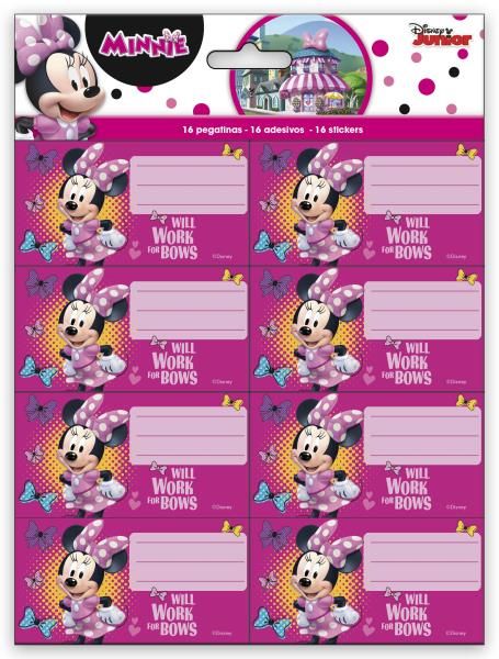 Pegatinas 16 uds. Minnie