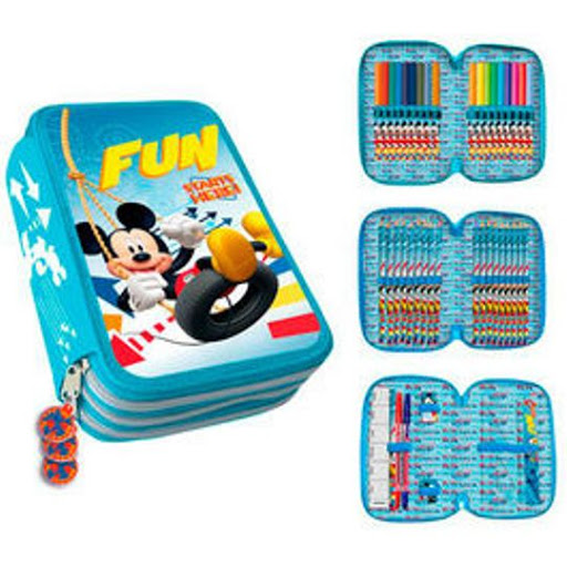PLUMIER 3 CREMALLERAS STD. MICKEY CLAMSHELL