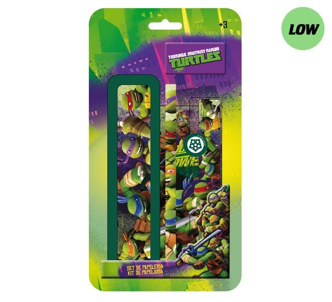 Blister plumier 6 pzs. Ninja turtles