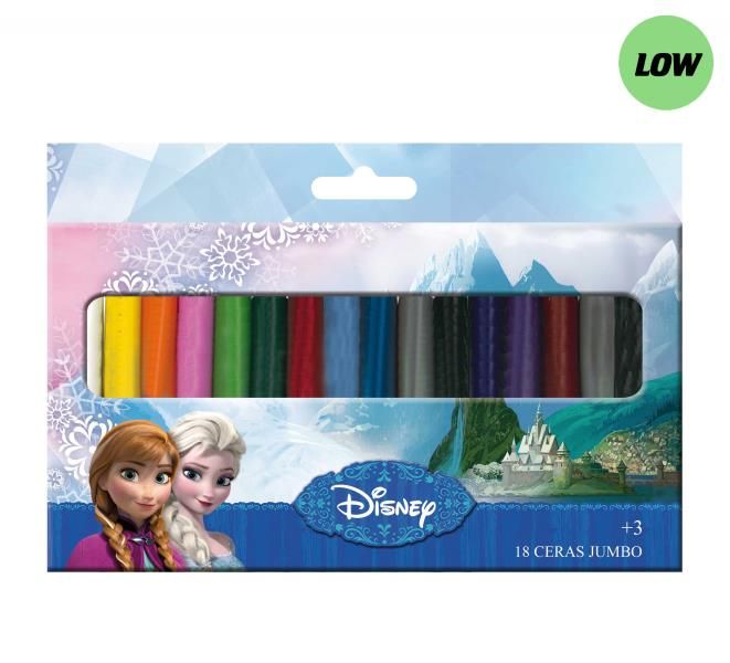 Cera plastidecor jumbo 18 pzs. Frozen