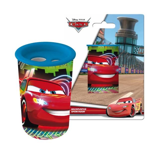 Sacapuntas cilíndrico en blister Cars