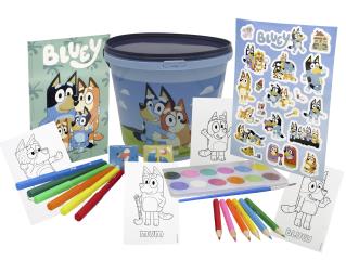 Bluey Set de Actividades 46 Piezas en Cubo
