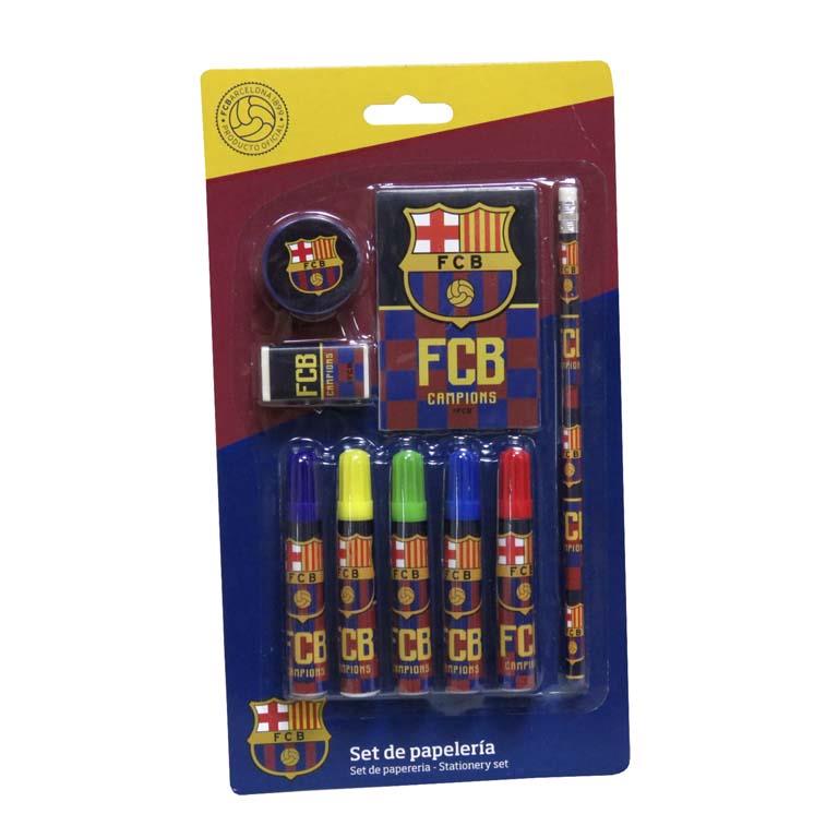 SET PAPELERÍA 9PCS.BARÇA