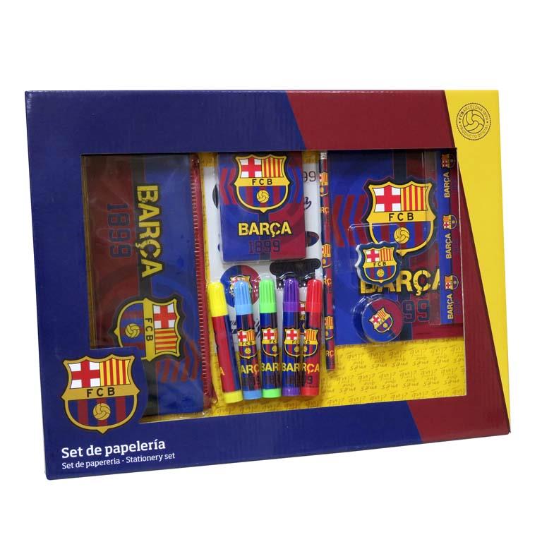 SET PAPELERÍA 20PCS.BARÇA