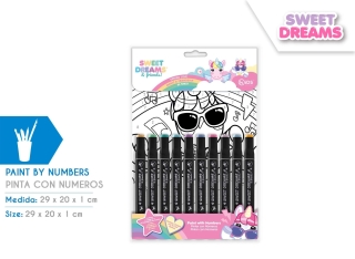 PINTA CON NUMEROS SWEET DREAMS & FRIENDS
