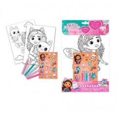 SET COLOREAR STICKERS GABBYS DOLLHOUSE