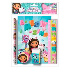 SET PAPELERIA 5PCS. GABBYS DOLLHOUSE