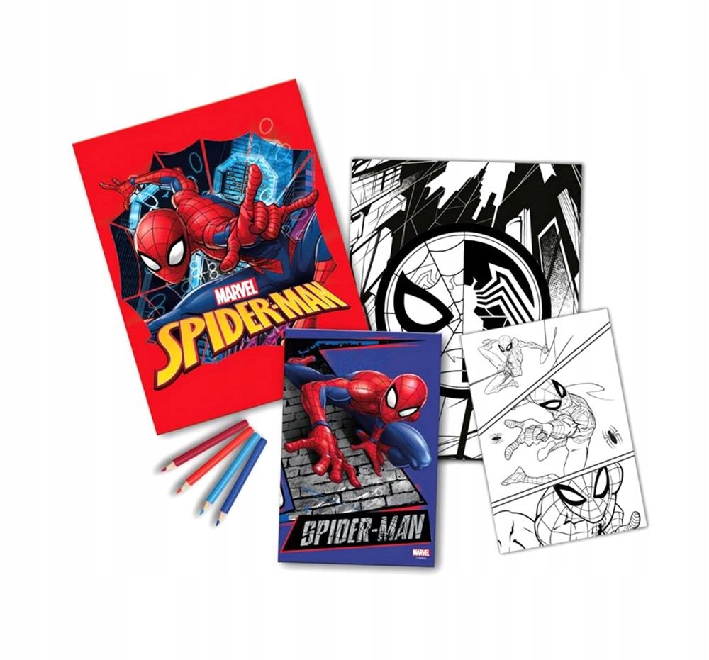 SET COLOREAR SPIDERMAN