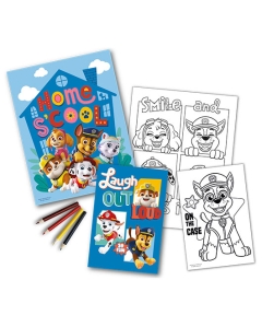 NOTEBOOK PARA COLOREAR PAW PATROL