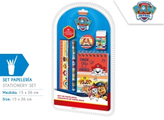 SET PAPELERIA 5PCS PAW PATROL
