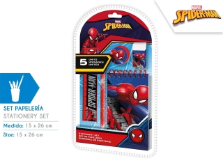 SET PAPELERIA SPIDERMAN