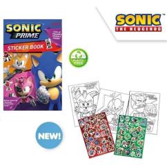 LIBRO CON PEGATINAS SONIC