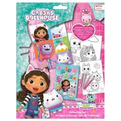 SET DE COLOREAR CON STICKERS GABBYS DOLLHOUSE