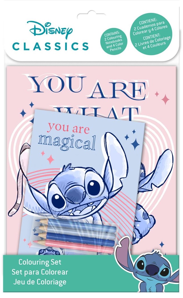 SET DE COLOREAR STITCH