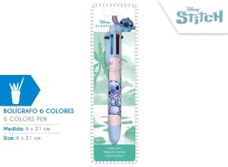 BOLIGRAFO 6 COLORES STITCH