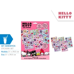 SET DE STICKERS HELLO KITTY