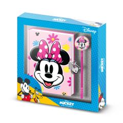 MINNIE Diario Llave+Boli F. Floral