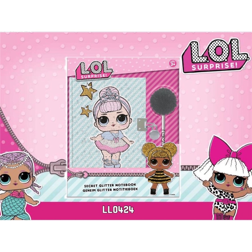BLOC GLITTER DE NOTAS LOL